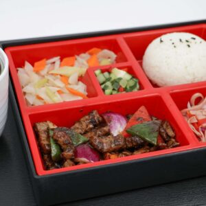 Black Pepper Beef Fillet Rice