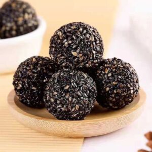 Black Sesame Lava Sesame Ball