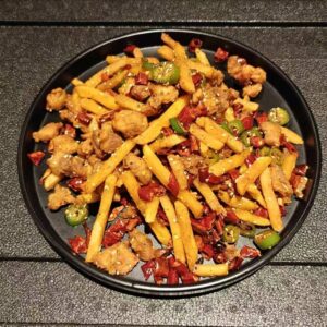 French Fries w/ Spicy Chicken