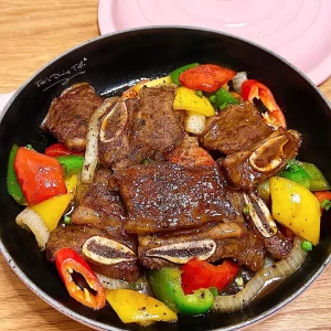 Honey Glazed Pepper Short Ribs