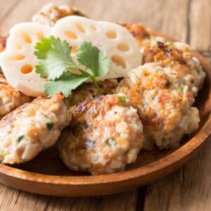 Lotus Root Cake w/ Minced Pork