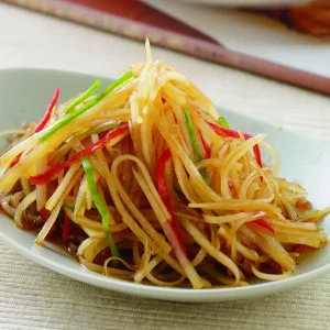 Shredded Potato with Thai Chili