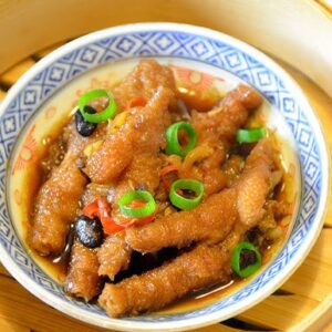 Steamed Chicken Feet with Black Bean Sauce