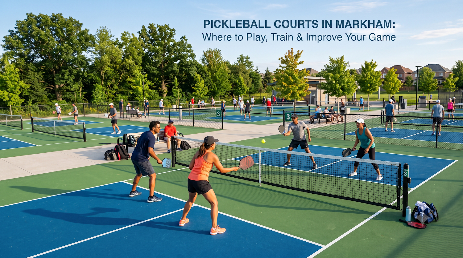 Pickleball courts in markham
